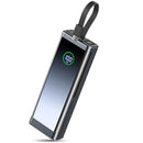 KEOLL PORTABLE CHARGER 40000MAH BUILT-IN USB-C CABLE, 22.5W Fast 1 PACK - BLACK - Like New