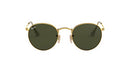RAY-BAN UNISEX ROUND METAL ROUND SUNGLASSES - GOLD/G-15 GREEN - Like New