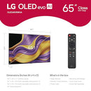 LG 65" Class OLED evo AI Super Upscaling 4K G5 Series Smart TV OLED65G5WUA - Like New