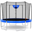 SKYWALKER TRAMPOLINES TRAMPOLINE OUTDOOR 8 FT,12 FT,15 FT JUMP N’ DUNK - BLUE - Like New
