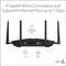 NETGEAR Nighthawk WiFi 6 Router 5-Stream Dual-Band Gigabit AX4200 RAX43 - Blacks Like New