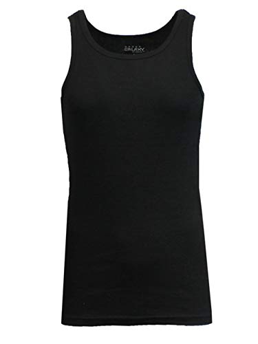 Samsung Galaxy by Harvic Single or 3-Pack Mens Heavy-Weight Ribbed Tank Tops - Brand New