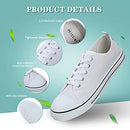 JOSINY Women's Fashion Canvas Low Top Sneaker Lace-up Classic Casual Shoes - Brand New