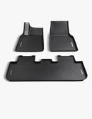 TESLA MODEL Y ALL WEATHER INTERIOR LINERS 2021-2025 3-PIECE SET - BLACK - Like New