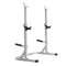 WEIDER GYM SQUAT RACK, 32.5"D x 49.5"W x 63"H - PLATINUM - Like New