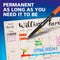 EXPO VISA VIS WET ERASE MARKERS FINE POINT BLACK 12-PACK 16001A - BLACK - Like New