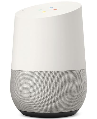 GOOGLE HOME WHITE SLATE ONE SIZE SMART SPEAKER GOOGLE ASSISTANT WHITE/GRAY - Like New