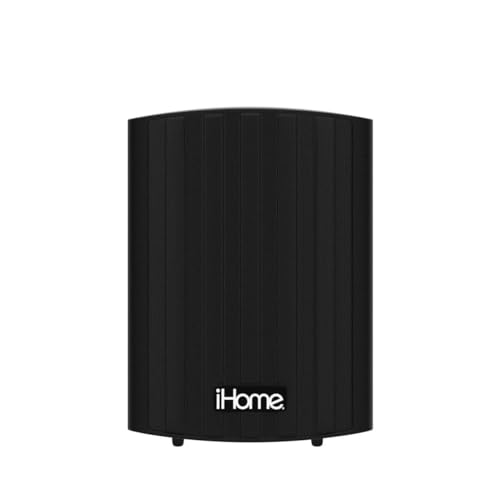 iHome Bluetooth 4-Inch 100W Weatherproof Speakers IHSI-W400BT-PR-BLK - Black - Like New