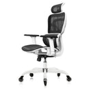 FELIXKING OFFICE CHAIR, RECLINING HIGH BACK COMPUTER CHAIR FK968ZK - WHITE - Like New