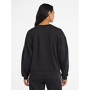 AVIA WOMEN'S LUXE FLEECE CREWNECK SWEATSHIRT - SIZE: WOMEN 2XL - BLACK SOOT - Brand New