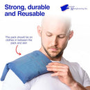 ACCURATE MANUFACTURING FLEXIBLE REUSABLE GEL PACKS FOR NECK, 9" X 12", BLUE - Brand New