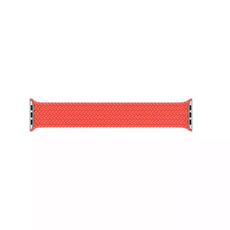 APPLE WATCH BRAIDED SOLO LOOP 44MM - SIZE 6 - ELECTRIC ORANGE - Like New