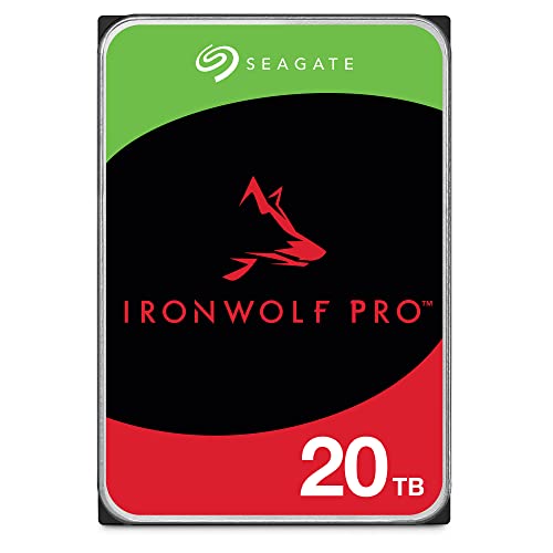 SEAGATE IRONWOLF PRO 20TB ENTERPRISE NAS HDD CMR 3.5" SATA 6GB/S ST20000NT001 - Brand New