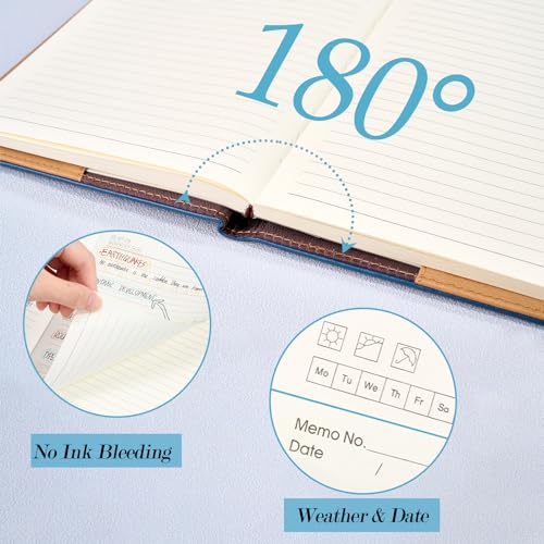 FANERY SUE TREE OF LIFE JOURNALS A5 WIDE RULED WRITING DIARY 200 PAGES - Blue - Brand New