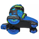 ROLLER DERBY SPORT KIDS' ROLLER SKATE - DINOSAUR  M (11-2) - BLUE/BLACK - Like New