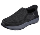 SKECHERS MEN'S NEVILLE-ROVELO SLIP-IN SNEAKER WIDE SIZE 14W BLACK - Like New