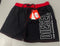 DIESEL BMBX-WAVE 2.017 BLACK SWIM SHORTS - SIZE:L - BLACK/RED - Brand New