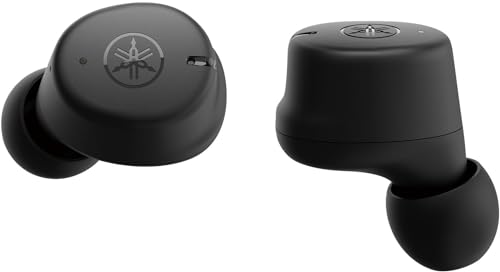 YAMAHA TW-E3C TRUE WIRELESS EARBUDS WITH AMBIENT SOUND, SMALL - BLACK - Like New