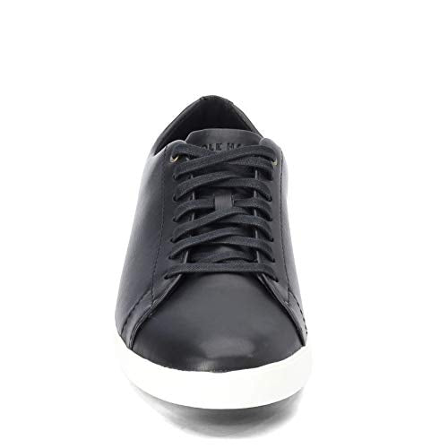 COLE HAAN GRAND CROSSCOURT II SNEAKERS MEN'S SIZE 12 BLACK LEATHER/WHITE - Like New