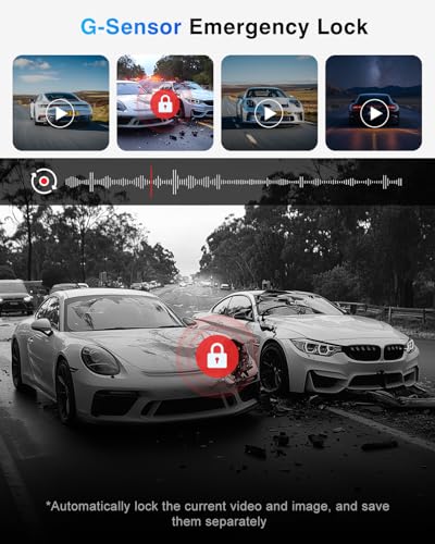 FITEYE 3 CHANNEL 4K DASH CAM, IMX335 STARVIS SENSOR FT-VD004 - Black - Like New