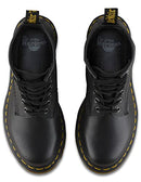 11821002 DR. MARTENS WOMEN 1460 NAPPA LEATHER COMBAT BOOT BLACK/NAPPA SIZE 6 Like New