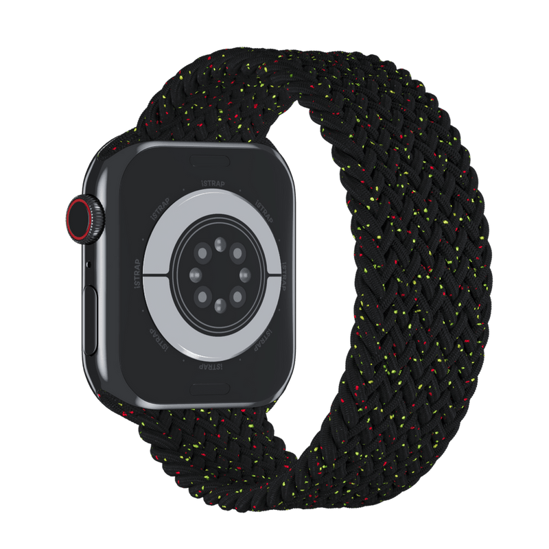 APPLE WATCH BAND BRAIDED SOLO LOOP 41MM SIZE 1 - BLACK UNITY - Brand New
