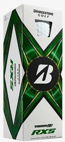 BRIDGESTONE GOLF TOUR B-RXS GOLF BALLS (WHITE, 3PK) 1 SLEEVE 2024 - Like New