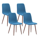 CANGLONG DINING CHAIRS SET OF 4 - BLUE - Like New