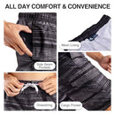 KANU SURF BELLAIRE MEN'S SWIM TRUNKS QUICK-DRY SWIM SHORTS MEN 5X - BLACK - Like New