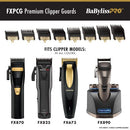 BABYLISSPRO PREMIUM CLIPPER GUARDS, 8 PIECES, 8 SIZES, FXPCG-320 - BLACK - Brand New