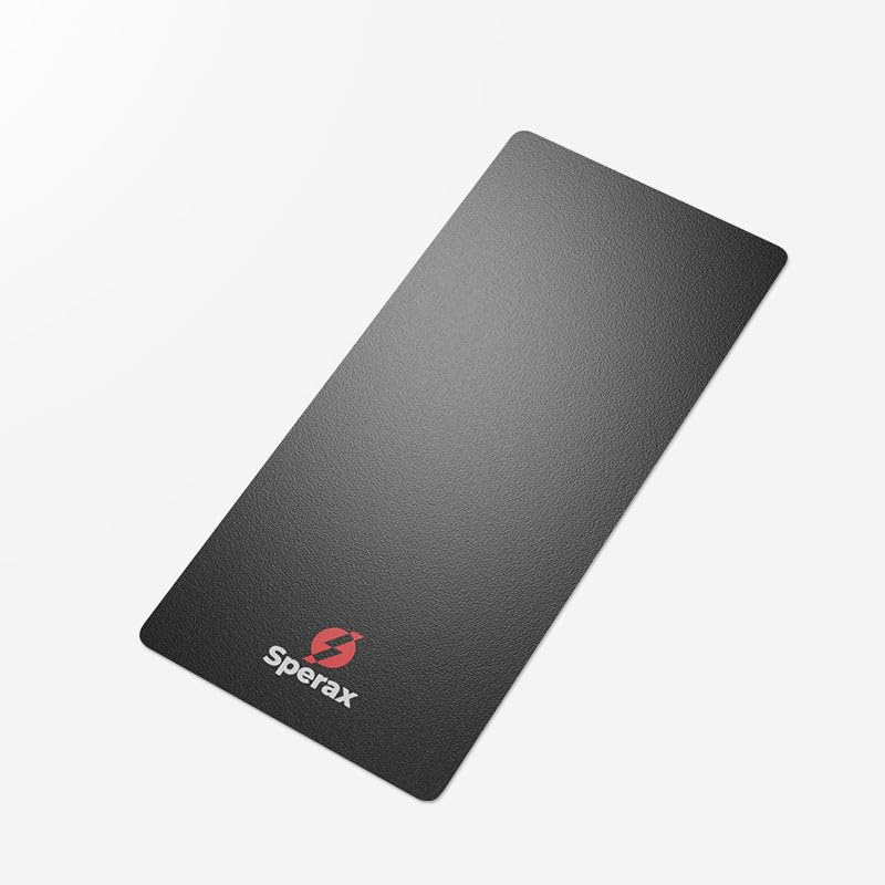 SPERAX EXERCISE MAT, WALKING PAD MAT FOR HOME GYM - BLACK - Like New
