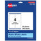AVERY MATTE SQUARE LABELS, Sure Feed, 4"x4", 200 Labels, 94100 - White - Brand New