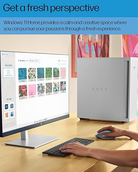 HP Envy Desktop I9 16 GB 1 TB SSD RTX 3070 TE02-0042 - Silver - Like New