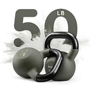 YES4ALL KETTLEBELLS KETTLEBELL FOR WEIGHT TRAINING HOME WORKOUT GUNMETAL - Like New