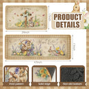DRYDIET EASTER KITCHEN RUGS AND MATS SET - 17 x 30, 17 x 47 Inch - Like New