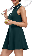 GGOV WOMENS TWO PIECE TENNIS GOLF DRESS UP DRESSES - SIZE: S - DARK TURQUOISE - Like New