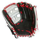 MIKEN PLAYERS SERIES SLOWPITCH SOFTBALL GLOVES SIZE 15 LEFT HANDED - BLACK WHITE - Brand New