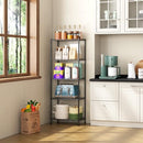 HOME BI 5-Tier Wire Shelving Unit 5 Layers Tall Storage Shelves - Black - Brand New