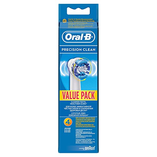 ORAL-B EB20 PACK 4 REFILLS BRUSH 610126 - BLUE/WHITE - Brand New