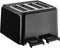 Cuisinart CPT-142BK 4-Slice Compact Plastic Toaster - Black - Like New