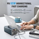 Powdeom 155Wh Portable Power Station 42000mAh 150W AC Outlet OKD180 - DARK GRAY - Like New