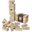 Spin Master Games, Happy Hour Tower, Giant Jumbling Wooden Blocks College Game - Brand New