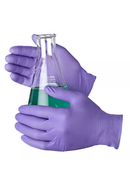 GENERIC 90 COUNT NITRILE POWDER-FREE EXAM GLOVES, SINGLE USE, SIZE XL - PURPLE - Brand New