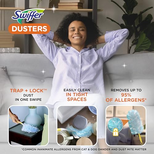 SWIFFER DUSTERS REFILLS 10 CT PACKAGING MAY VARY 20182535 - BLUE - Brand New