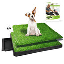 TUOKEOGO Dog Grass Pad with Tray Puppy Potty Training Grass Indoor Dog Potty - Brand New