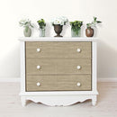 NuWallpaper Neutral Grasscloth Peel Stick Wallpaper Textured Removable - Brand New