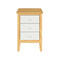 ADEPTUS JELA EASY PIECES SOLID WOOD 3 DRAWER END TABLE NATURAL/WHITE FRONT - Like New