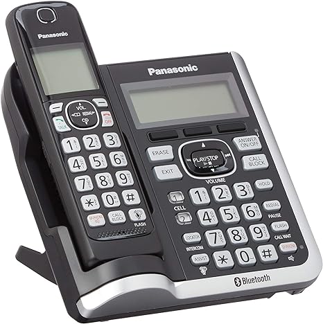Panasonic KX-TG785SK DECT 6.0 5-Handset Cordless Phone System - Black Like New