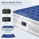 VENDRICASA FULL AIR MATTRESS WITH BUILT IN PUMP - Scratch & Dent