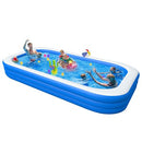 OLYMSOLD Inflatable Swimming Pool Large Blow up 150 x 72 x 22 inch - Blue - Brand New